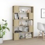 Librería separador contrachapada roble Sonoma 100x24x155 cm de vidaXL, Librerías y estanterías - Ref: Foro24-809200, Precio: ...