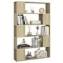 Librería separador contrachapada roble Sonoma 100x24x155 cm de vidaXL, Librerías y estanterías - Ref: Foro24-809200, Precio: ...
