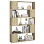 Librería separador contrachapada roble Sonoma 100x24x155 cm de vidaXL, Librerías y estanterías - Ref: Foro24-809200, Precio: ...