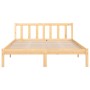 Estructura de cama madera maciza de pino 140x200 cm de vidaXL, Camas y somieres - Ref: Foro24-810082, Precio: 93,61 €, Descue...