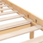 Estructura de cama madera maciza de pino 140x200 cm de vidaXL, Camas y somieres - Ref: Foro24-810082, Precio: 93,61 €, Descue...