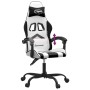 Silla gaming cuero sintético blanco y negro en Sillas gaming | Comprar online en Foru.es