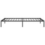 Estructura de cama de metal negro 100x200 cm de vidaXL, Camas y somieres - Ref: Foro24-350841, Precio: 66,97 €, Descuento: %