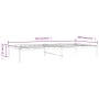 Estructura de cama de metal negro 100x200 cm de vidaXL, Camas y somieres - Ref: Foro24-350841, Precio: 66,97 €, Descuento: %