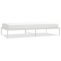 Estructura de cama de metal blanca 100x200 cm de vidaXL, Camas y somieres - Ref: Foro24-350908, Precio: 78,38 €, Descuento: %