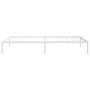 Estructura de cama de metal blanca 100x200 cm de vidaXL, Camas y somieres - Ref: Foro24-350908, Precio: 78,38 €, Descuento: %