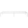 Estructura de cama de metal blanco 80x200 cm de vidaXL, Camas y somieres - Ref: Foro24-350904, Precio: 66,65 €, Descuento: %