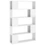 Librería separador madera de ingeniería blanco brillo de vidaXL, Librerías y estanterías - Ref: Foro24-809203, Precio: 93,99 ...