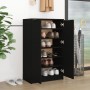 Mueble zapatero madera contrachapada negro 59x35x100 cm de vidaXL, Zapateros y organizadores de calzado - Ref: Foro24-811440,...