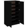 Mueble zapatero madera contrachapada negro 59x35x100 cm de vidaXL, Zapateros y organizadores de calzado - Ref: Foro24-811440,...