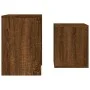 Stapelbare Couchtische, 2 Stück, Holzwerkstoff, braune Eiche von vidaXL, Couchtisch - Ref: Foro24-815542, Preis: 36,80 €, Rab...