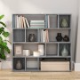 Estantería/divisor de espacios gris Sonoma 105x24x102 cm de vidaXL, Divisores de ambientes - Ref: Foro24-823251, Precio: 85,0...