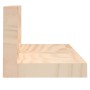 Estantes de pared 2 uds madera maciza de pino 110x11x9 cm de vidaXL, Estantes y estanterías - Ref: Foro24-823609, Precio: 29,...