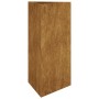 Jardinera de acero corten 40x34,5x75 cm de vidaXL, Maceteros y jardineras - Ref: Foro24-824546, Precio: 55,99 €, Descuento: %