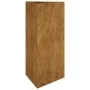 Jardinera de acero corten 40x34,5x75 cm de vidaXL, Maceteros y jardineras - Ref: Foro24-824546, Precio: 65,64 €, Descuento: %