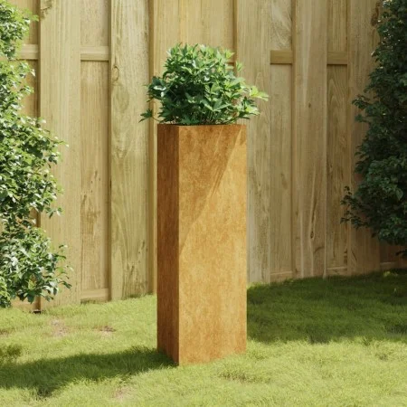 Jardinera de acero corten 30x26x75 cm de vidaXL, Maceteros y jardineras - Ref: Foro24-824545, Precio: 52,90 €, Descuento: %