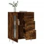 Smoked oak engineered wood sideboard 69.5x34x90 cm by vidaXL, Sideboards - Ref: Foro24-828041, Price: 67,63 €, Discount: %
