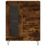 Smoked oak engineered wood sideboard 69.5x34x90 cm by vidaXL, Sideboards - Ref: Foro24-828041, Price: 67,63 €, Discount: %