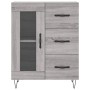 Aparador de madera de ingeniería gris Sonoma 69,5x34x90 cm de vidaXL, Aparadores - Ref: Foro24-828042, Precio: 95,60 €, Descu...