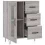 Aparador de madera de ingeniería gris Sonoma 69,5x34x90 cm de vidaXL, Aparadores - Ref: Foro24-828042, Precio: 95,60 €, Descu...