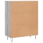 Aparador de madera de ingeniería gris Sonoma 69,5x34x90 cm de vidaXL, Aparadores - Ref: Foro24-828042, Precio: 95,60 €, Descu...