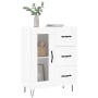 Aparador de madera de ingeniería blanco 69,5x34x90 cm de vidaXL, Aparadores - Ref: Foro24-828036, Precio: 95,59 €, Descuento: %