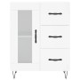 Aparador de madera de ingeniería blanco 69,5x34x90 cm de vidaXL, Aparadores - Ref: Foro24-828036, Precio: 95,59 €, Descuento: %