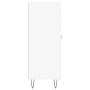 Aparador de madera de ingeniería blanco 69,5x34x90 cm de vidaXL, Aparadores - Ref: Foro24-828036, Precio: 95,59 €, Descuento: %