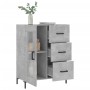 Aparador de madera de ingeniería gris hormigón 69,5x34x90 cm de vidaXL, Aparadores - Ref: Foro24-828048, Precio: 98,78 €, Des...