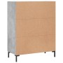 Aparador de madera de ingeniería gris hormigón 69,5x34x90 cm de vidaXL, Aparadores - Ref: Foro24-828048, Precio: 98,78 €, Des...