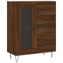 Aparador de madera de ingeniería marrón roble 69,5x34x90 cm de vidaXL, Aparadores - Ref: Foro24-828043, Precio: 95,60 €, Desc...