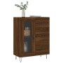 Aparador de madera de ingeniería marrón roble 69,5x34x90 cm de vidaXL, Aparadores - Ref: Foro24-828043, Precio: 95,60 €, Desc...