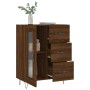 Aparador de madera de ingeniería marrón roble 69,5x34x90 cm de vidaXL, Aparadores - Ref: Foro24-828043, Precio: 95,60 €, Desc...