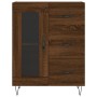 Aparador de madera de ingeniería marrón roble 69,5x34x90 cm de vidaXL, Aparadores - Ref: Foro24-828043, Precio: 95,60 €, Desc...