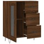 Aparador de madera de ingeniería marrón roble 69,5x34x90 cm de vidaXL, Aparadores - Ref: Foro24-828043, Precio: 95,60 €, Desc...