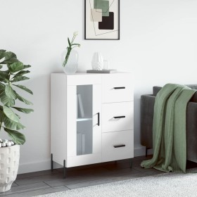 Aparador de madera de ingeniería blanco 69,5x34x90 cm de vidaXL, Aparadores - Ref: Foro24-828052, Precio: 108,67 €, Descuento: %