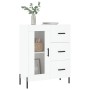 Aparador de madera de ingeniería blanco 69,5x34x90 cm de vidaXL, Aparadores - Ref: Foro24-828052, Precio: 108,67 €, Descuento: %