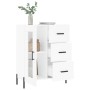 Aparador de madera de ingeniería blanco 69,5x34x90 cm de vidaXL, Aparadores - Ref: Foro24-828052, Precio: 108,67 €, Descuento: %