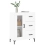 Aparador de madera de ingeniería blanco 69,5x34x90 cm de vidaXL, Aparadores - Ref: Foro24-828044, Precio: 89,26 €, Descuento: %