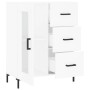 Aparador de madera de ingeniería blanco 69,5x34x90 cm de vidaXL, Aparadores - Ref: Foro24-828044, Precio: 89,26 €, Descuento: %