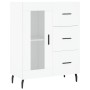 Aparador de madera de ingeniería blanco 69,5x34x90 cm de vidaXL, Aparadores - Ref: Foro24-828060, Precio: 102,54 €, Descuento: %