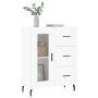 Aparador de madera de ingeniería blanco 69,5x34x90 cm de vidaXL, Aparadores - Ref: Foro24-828060, Precio: 102,54 €, Descuento: %