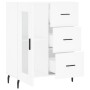 Aparador de madera de ingeniería blanco 69,5x34x90 cm de vidaXL, Aparadores - Ref: Foro24-828060, Precio: 102,54 €, Descuento: %