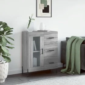 Sonoma gray engineered wood sideboard 69.5x34x90 cm by vidaXL, Sideboards - Ref: Foro24-828058, Price: 107,63 €, Discount: %