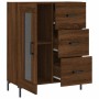 Aparador de madera de ingeniería marrón roble 69,5x34x90 cm de vidaXL, Aparadores - Ref: Foro24-828051, Precio: 102,22 €, Des...