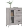 Aparador de madera de ingeniería gris Sonoma 69,5x34x90 cm de vidaXL, Aparadores - Ref: Foro24-828066, Precio: 102,16 €, Desc...