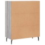 Aparador de madera de ingeniería gris Sonoma 69,5x34x90 cm de vidaXL, Aparadores - Ref: Foro24-828066, Precio: 102,16 €, Desc...