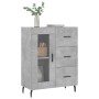 Aparador de madera de ingeniería gris hormigón 69,5x34x90 cm de vidaXL, Aparadores - Ref: Foro24-828064, Precio: 99,10 €, Des...