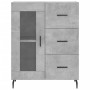 Aparador de madera de ingeniería gris hormigón 69,5x34x90 cm de vidaXL, Aparadores - Ref: Foro24-828064, Precio: 99,10 €, Des...