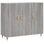 Aparador de madera de ingeniería gris Sonoma 90x34x80 cm de vidaXL, Aparadores - Ref: Foro24-828090, Precio: 82,56 €, Descuen...
